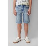 Jeans - Regular Fit - Denim Bermuda - Mid-Rise - 5-Pocket Styling