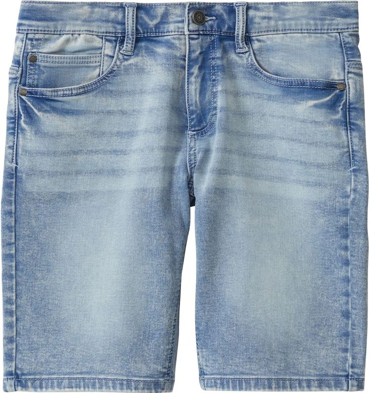 Jeans - Regular Fit - Denim Bermuda - Mid-Rise - 5-Pocket Styling