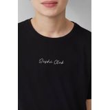 T-shirt - Katoenen Jersey - Met Borduursels - Normale Pasvorm - Korte Mouwen