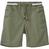 Broek - Regular-fit Bermuda - Katoenen Stretchstof - Verstelbare Tailleband