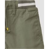 Broek - Regular-fit Bermuda - Katoenen Stretchstof - Verstelbare Tailleband