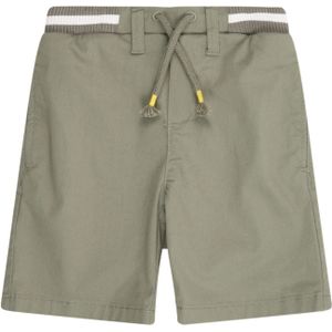 Broek - Regular-fit Bermuda - Katoenen Stretchstof - Verstelbare Tailleband