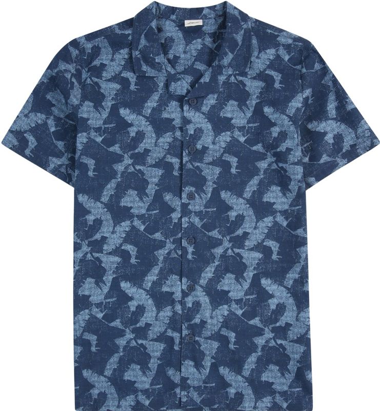 Overhemd - Regular Fit - Katoen - Multicolor - Korte Mouwen