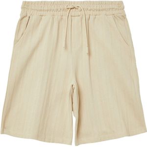 Bermuda's - Zware Katoenen Jersey - Relaxte Pasvorm - Met Zijzakken