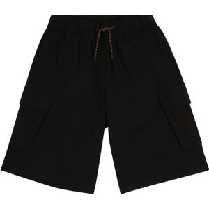 Korte broeken - Loose-fit Bermuda - Zware Katoenen Jersey Stof - Met Cargozakken