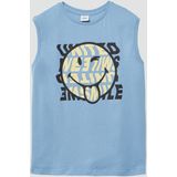 T-shirt - Mouwloos - Smiley®-print