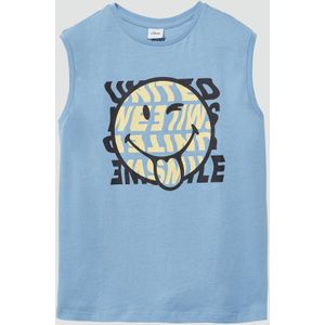 T-shirt - Mouwloos - Smiley®-print