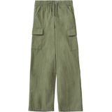 Broek - Relaxte Baggy-Hose - Groen - Katoen