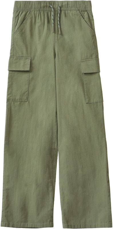 Broek - Relaxte Baggy-Hose - Groen - Katoen