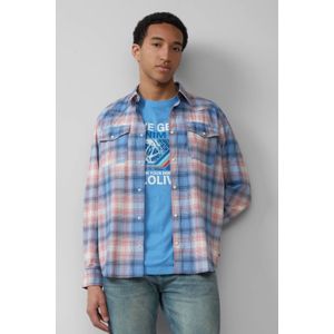 s.Oliver - Big Size - Casual Overhemd - Blauw