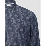 Overhemd - Lichte Jacquard - Regular Fit - Met Buttondownkraag - All-over Motief