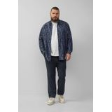 Overhemd - Lichte Jacquard - Regular Fit - Met Buttondownkraag - All-over Motief