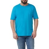 s.Oliver Big Size - T-shirt - Blauw - Katoen - Regular Fit