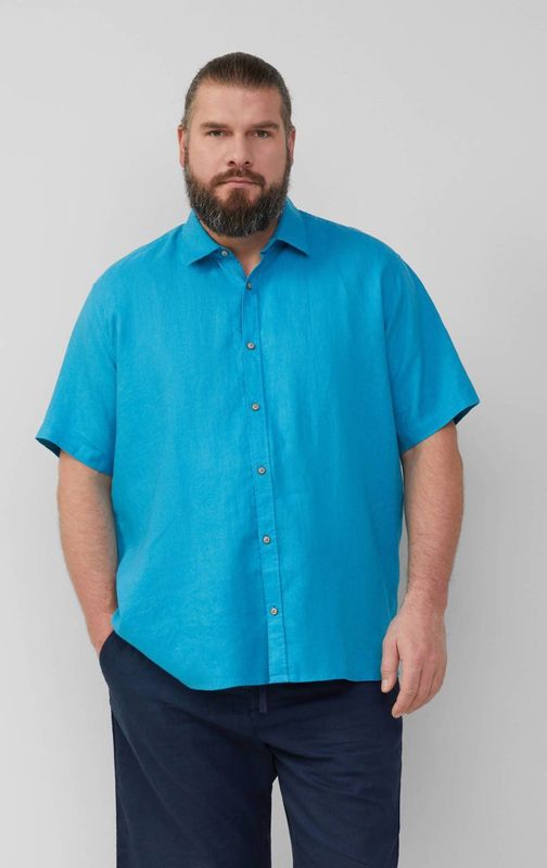 Overhemd - Korte Mouwen - Linnen - Licht