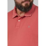 s.Oliver - Big Size - Polo - Rood - Katoen - Korte Mouwen