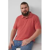 s.Oliver - Big Size - Polo - Rood - Katoen - Korte Mouwen