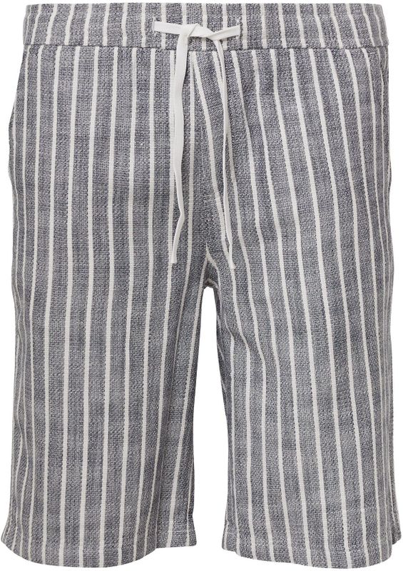 Lässig - Bermuda - Gestreept - Relaxed Fit - Elastikbund - Praktische Tassen