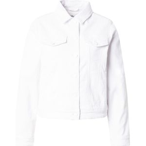 s.Oliver - Jeansjack - Wit - Katoen - Met 4 Zakken