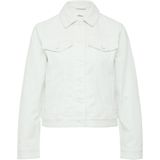 Tussenjas - Denim - Effen - Slanke Pasvorm - Knoopsluiting