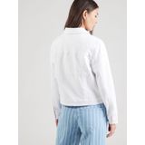 Tussenjas - Denim - Effen - Slanke Pasvorm - Knoopsluiting