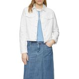 Tussenjas - Denim - Effen - Slanke Pasvorm - Knoopsluiting