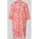 Jurken - Effen - Viscose - Driekwart Mouw - Losse Pasvorm