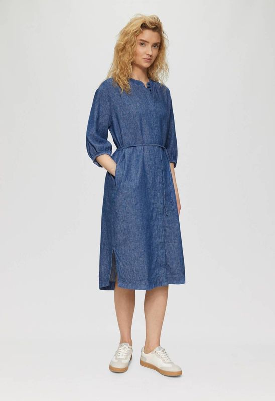 s.Oliver - Blousejurk - Blauw - Denim