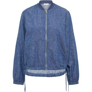 s.Oliver linnen bomberjack donkerblauw