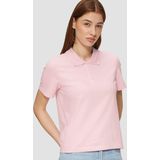 T-shirt - Effen - Katoen - Piqué - Normale Pasvorm