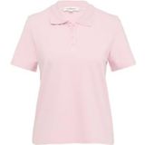 T-shirt - Effen - Katoen - Piqué - Normale Pasvorm