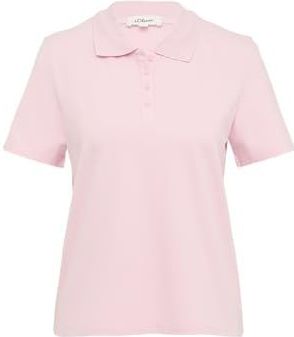 T-shirt - Effen - Katoen - Piqué - Normale Pasvorm