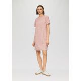 Kokerjurk - Geruit - Gevoerd - Ronde Hals - Korte Lengte - Normale Pasvorm