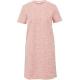 Kokerjurk - Geruit - Gevoerd - Ronde Hals - Korte Lengte - Normale Pasvorm