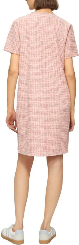 Kokerjurk - Geruit - Gevoerd - Ronde Hals - Korte Lengte - Normale Pasvorm