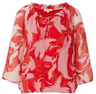 Blouse - All-Over Print - Chiffon - 3/4 Raglanmouwen
