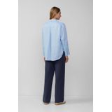 s.Oliver Blouse van puur linnen met borstzak, lichtblauw, 34