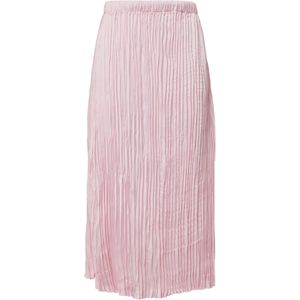 Jurk - Kokerjurken - Mouwloos - Glitterende Netstof - Ronde Halslijn