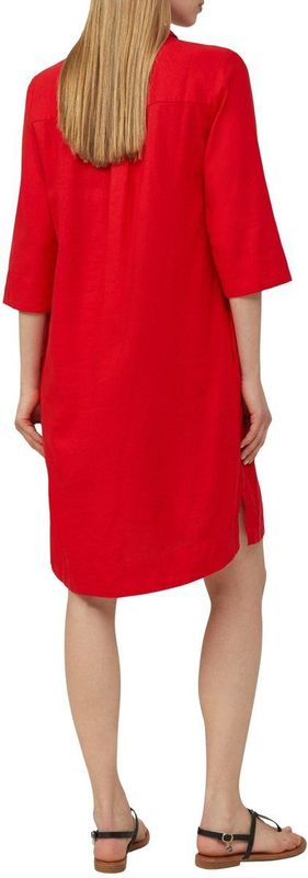 Jurk - Korte Overhemdjurk - Linnenblend - Casual