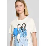 Statement - T-shirt - Katoen - Print - Ronde Hals