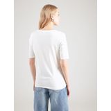 s.Oliver - Top - Ecru - Stretchkatoen