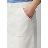 Rok - Denim - Casual Midirok - Met Split - Praktische Zakken