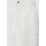 Rok - Denim - Casual Midirok - Met Split - Praktische Zakken