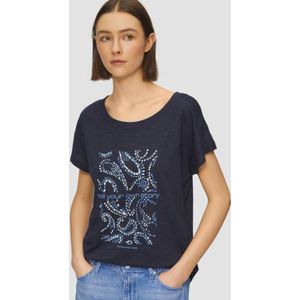 s.Oliver RED LABEL - T-shirt - Mêlee - Katoen- en Viscosemix - Artworkprint