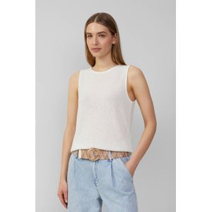 s.Oliver - Top - Wit - Mouwloos - Ronde Hals