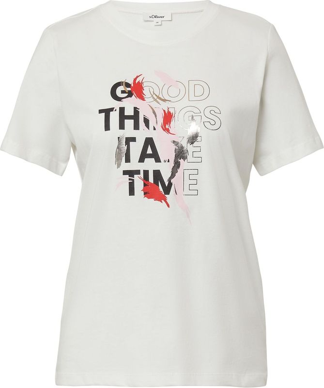 s.Oliver - T-Shirt - Zacht Katoen - Relaxed Fit