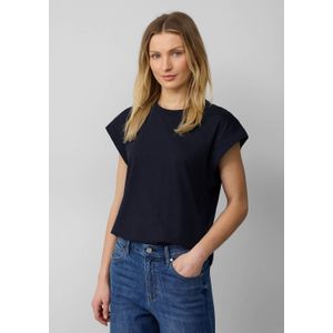 s.Oliver - T-shirt - Blauw - Coton - Comfortabele Pasvorm