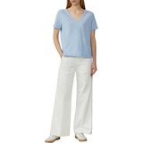 s.Oliver - T-shirt - Lichtblauw - Katoen