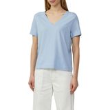 s.Oliver - T-shirt - Lichtblauw - Katoen