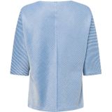 s.Oliver Casual shirt met structuur en vleermuismouwen, koningsblauw, 34