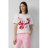 s.Oliver - Sweatshirt - Korte Mouwen - Met Paillettendetails